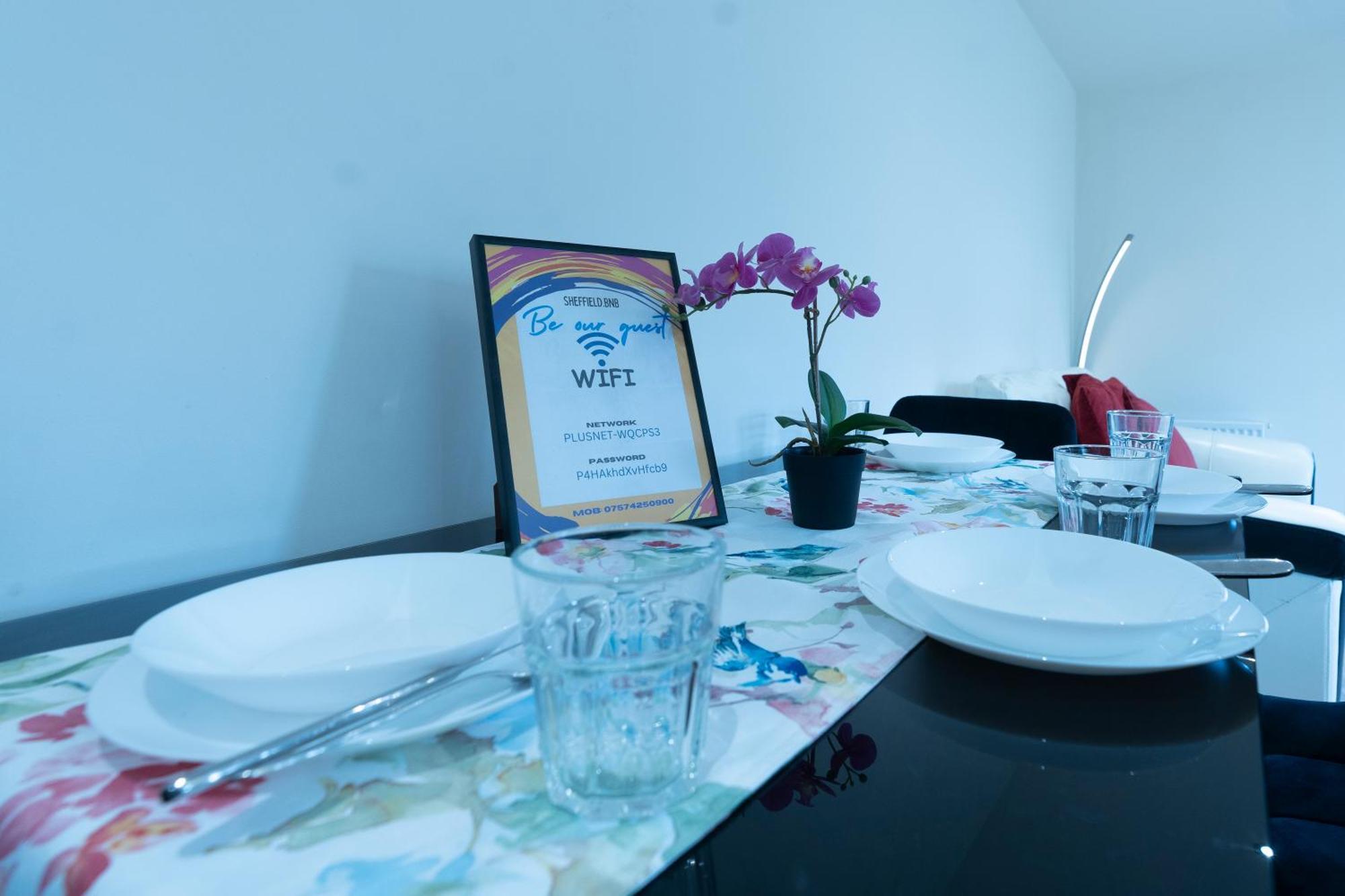 Luxury Ground Floor 2 Bedroom Apartment Free Wifi & Parking Sheffield Exteriör bild
