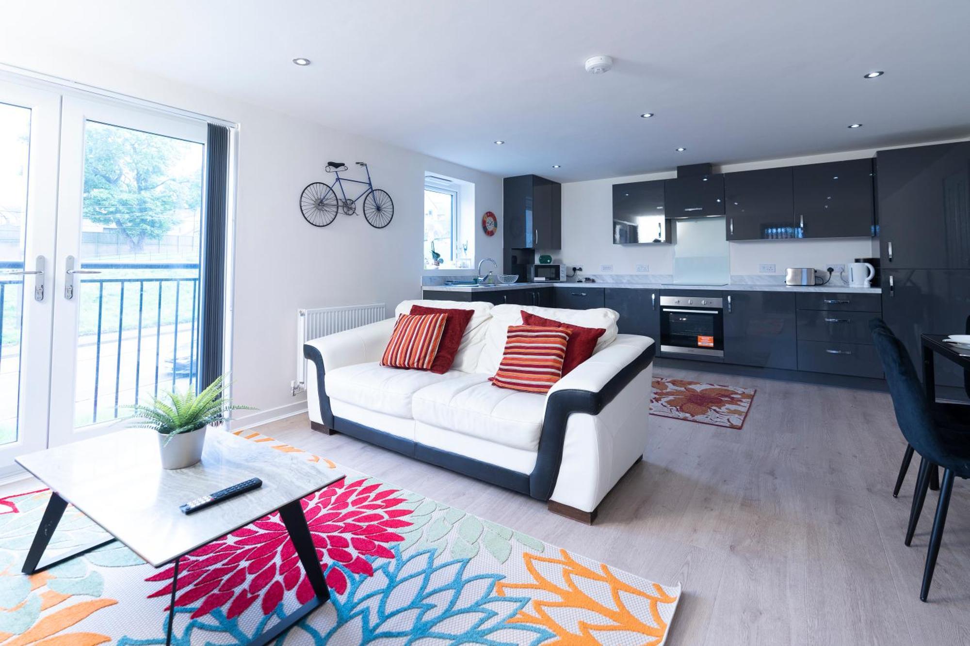 Luxury Ground Floor 2 Bedroom Apartment Free Wifi & Parking Sheffield Exteriör bild