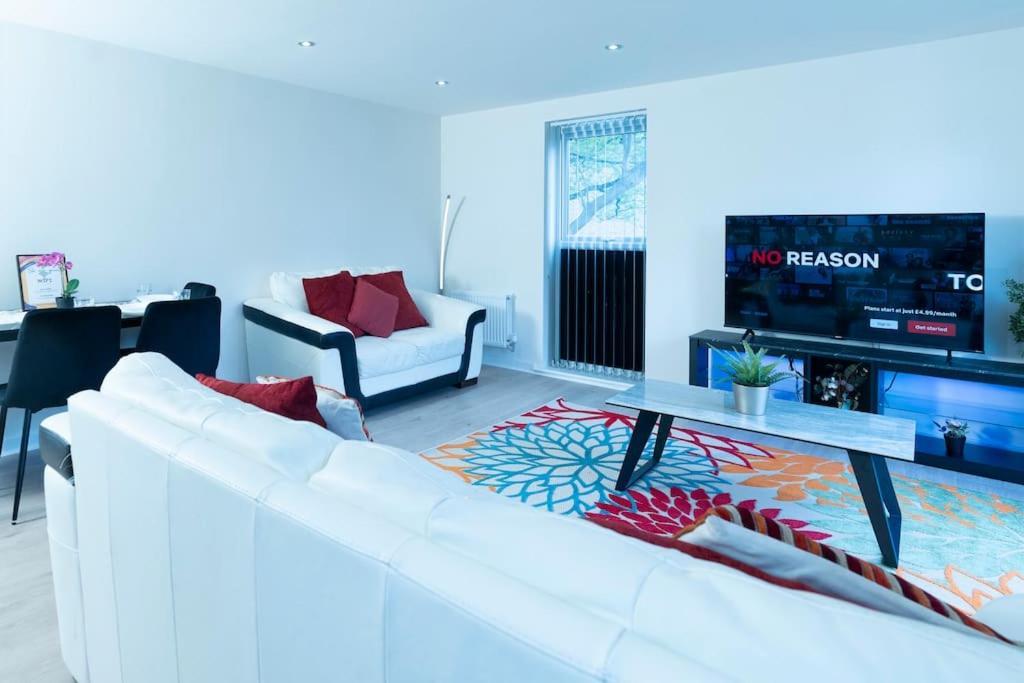 Luxury Ground Floor 2 Bedroom Apartment Free Wifi & Parking Sheffield Exteriör bild